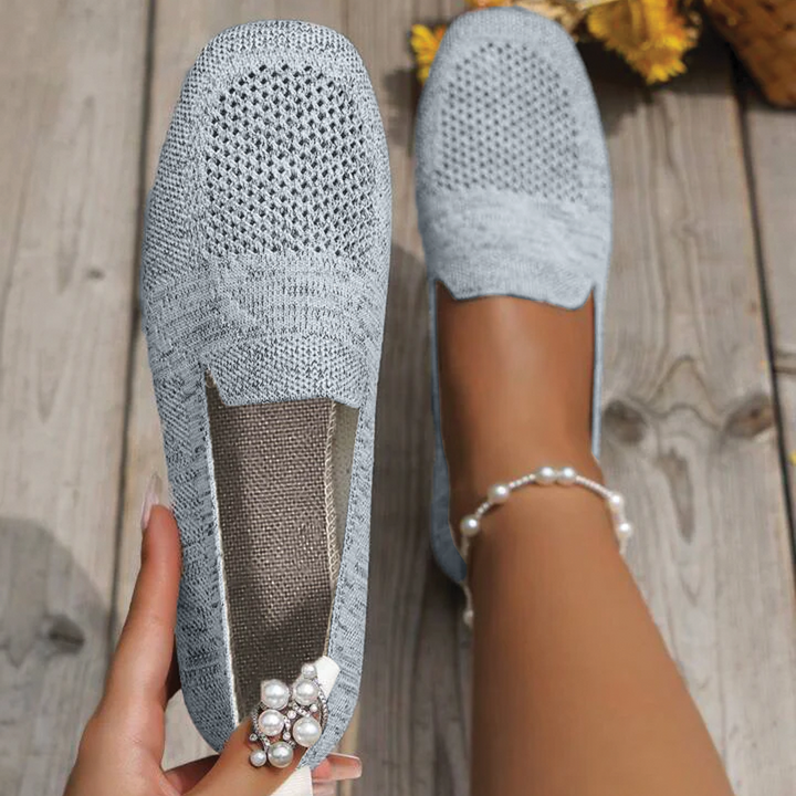 Lisa - Knit Slip-On Flats