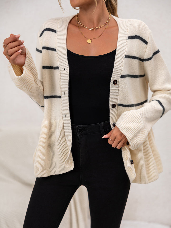 Mia - Striped Cardigan