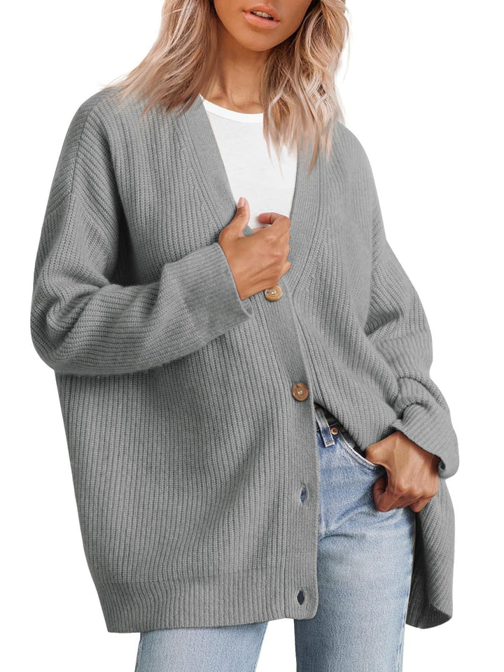 Anna - Striped Knit Cardigan