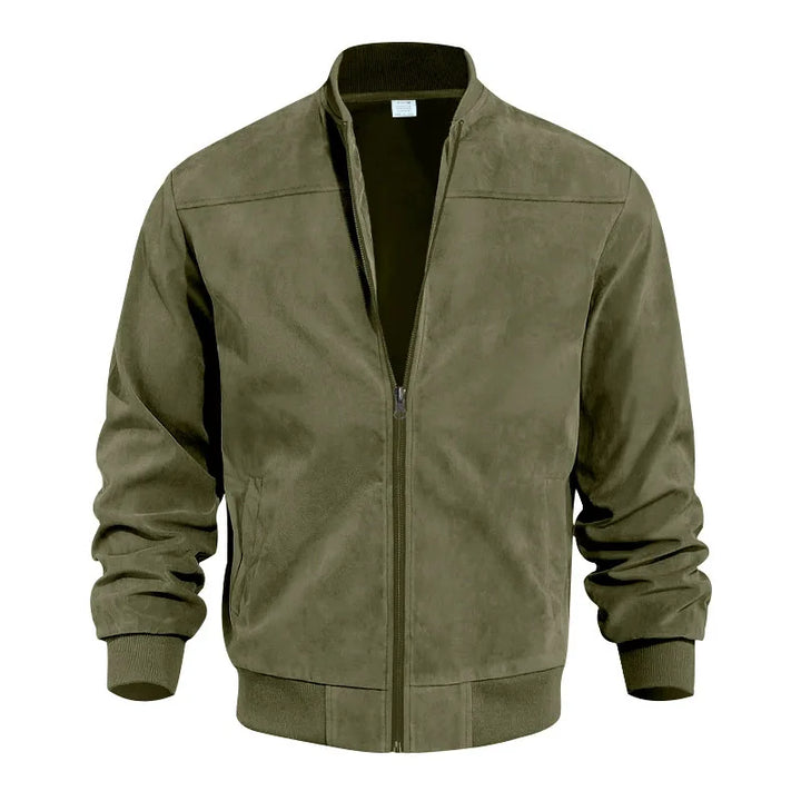 Noah - Suede Bomber Jacket