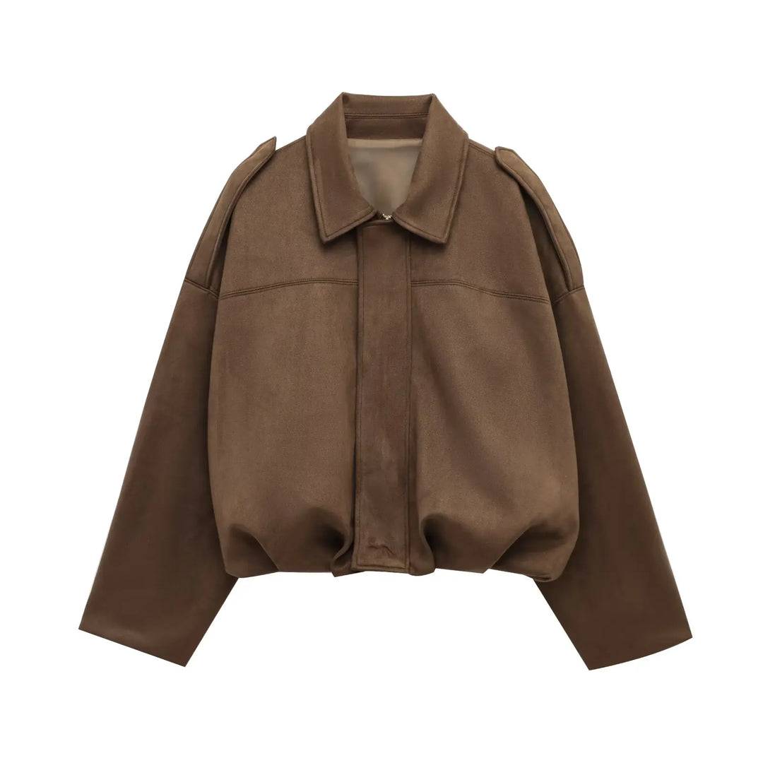 Luna - Faux Suede Jacket