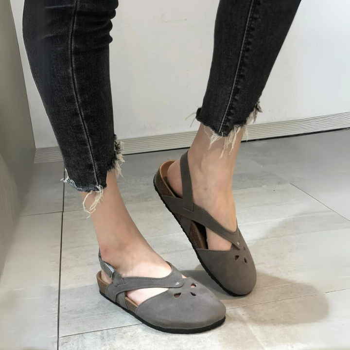 Maya - Closed-Toe Slingback Sandals