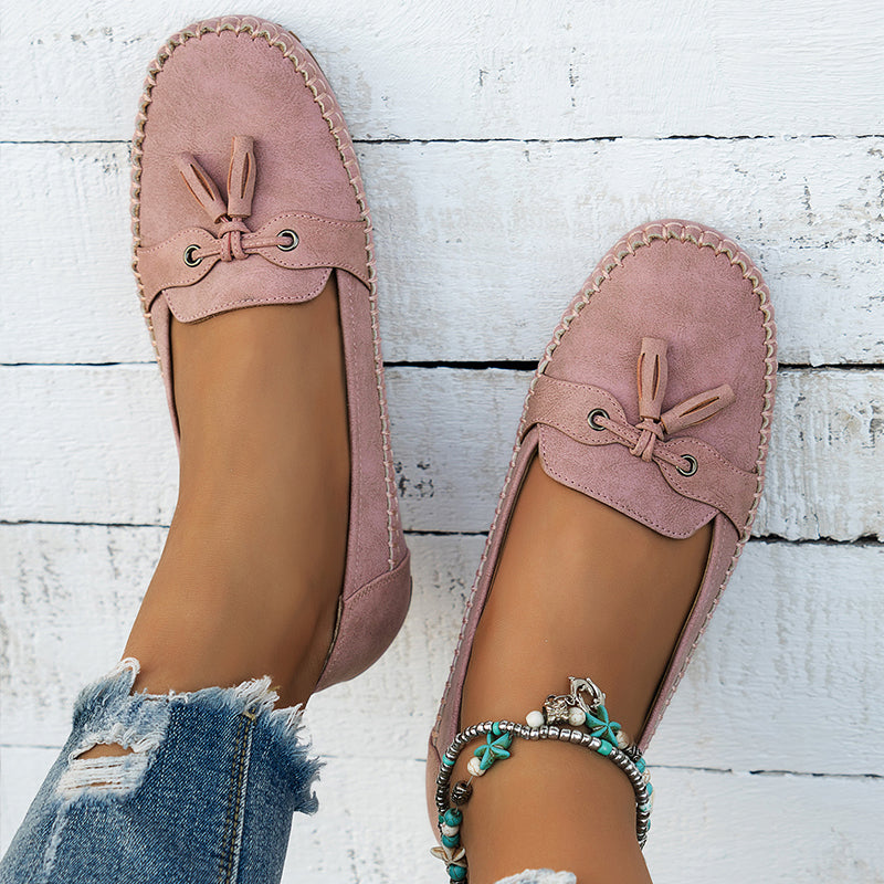 Reagan - Classic Bow Loafers