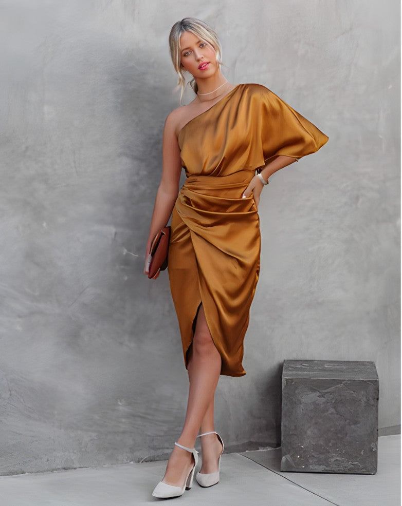 Layla - One-Shoulder Party Dress