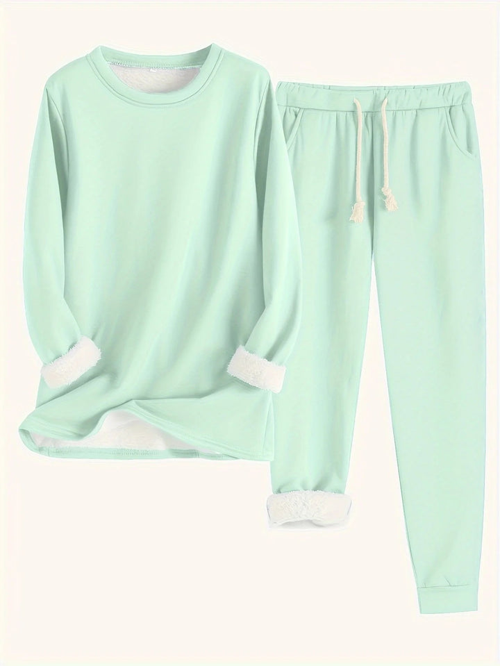 Chloe - Plush Thermal Lounge Set