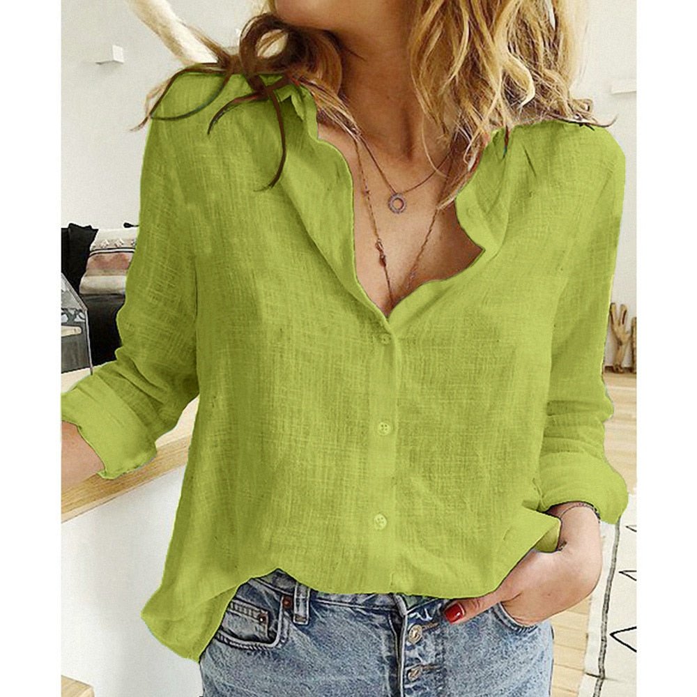 Sofia – Linen Stylish Women’s Blouse